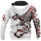 Alpha Wolf Tattoo 3D All Over Printed Unisex Shirts