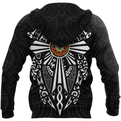 New zealand anzac, lest we forget maori cross tattoo 3d all over printed shirt and short for man and women MH3006201-Apparel-PL8386-Hoodie-S-Vibe Cosy™