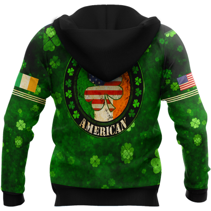 Irish St.Patrick day 3d hoodie shirt for men and women HVT31102001