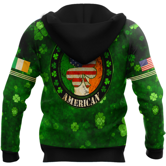 Irish St.Patrick day 3d hoodie shirt for men and women HVT31102001