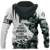 Save A Pit Bull Euthanize A Dog Fighter Camo Hoodie Shirt for Men and Women TR0810203