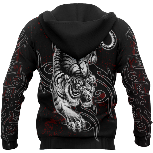 Tattoo White Tiger  3D All Over Printed Unisex Shirts