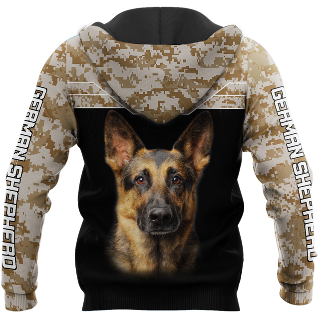 German Shepherd Camo Unisex Shirts TR2110206