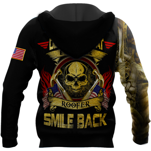 Skull Roofer All Over Printed Hoodie For Men MEI