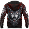 All Over Printed Wolf Hoodie MEI09102003-MEI