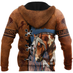 Brown Horse 3D All Over Printed Shirts TR1606201S-Apparel-TA-Hoodie-S-Vibe Cosy™