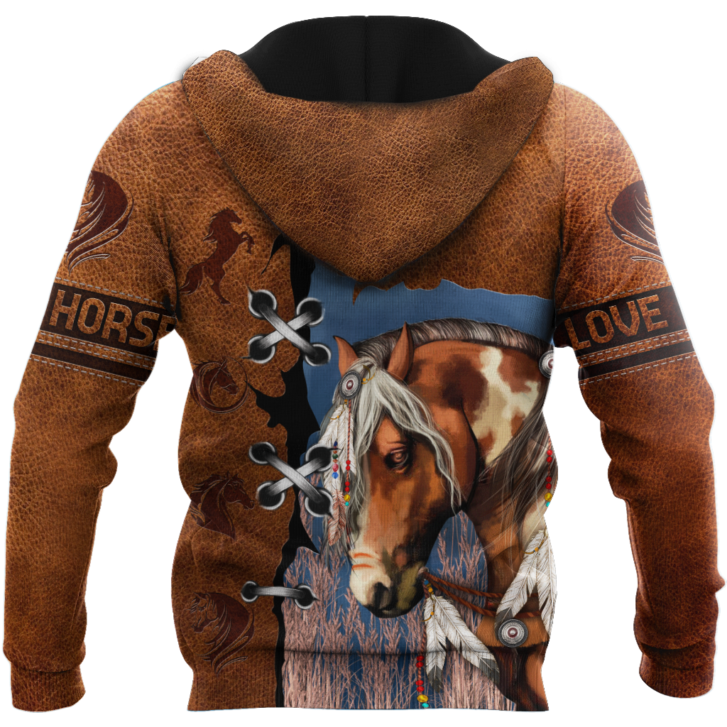 Brown Horse 3D All Over Printed Shirts TR1606201S-Apparel-TA-Hoodie-S-Vibe Cosy™