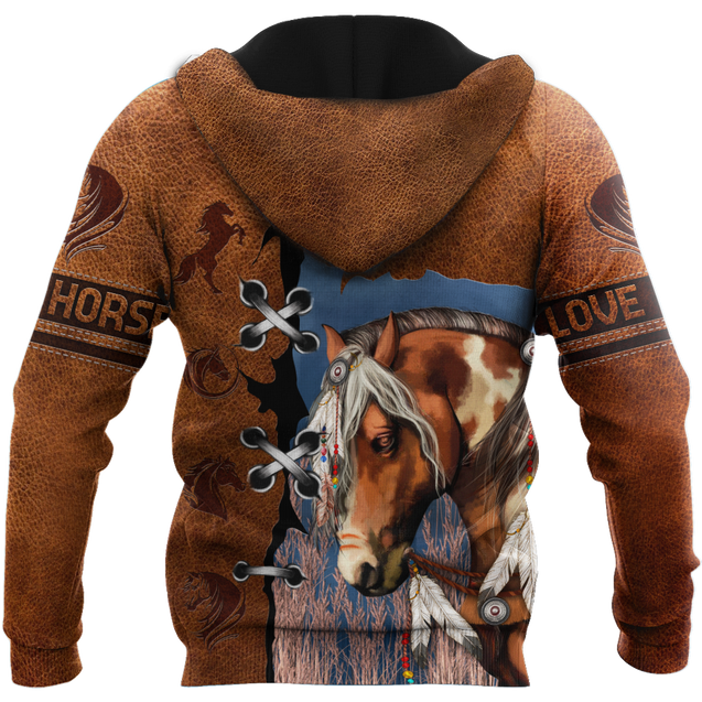 Brown Horse 3D All Over Printed Shirts TR1606201S-Apparel-TA-Hoodie-S-Vibe Cosy™