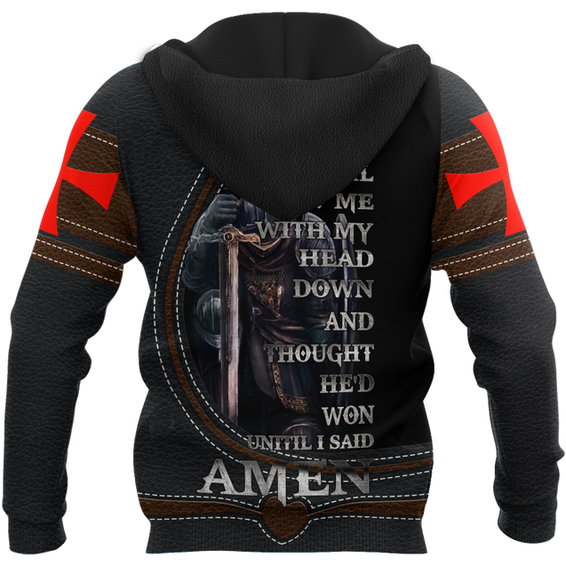 Knights Templar Sons Of God 3D all over printed for men and women PL08092004