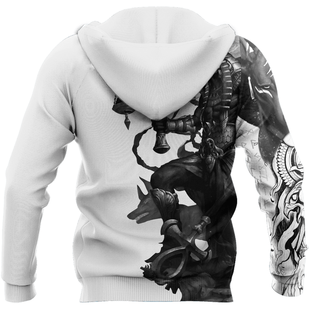 Ancient Egypt Anubis Tattoo All 3D Over Printed Unisex Hoodie ML