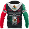 Mexican Skull-American Grown With American Roots 3D All Over Printed Shirts DQB10092003