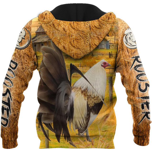 Premium Rooster 3D All Over Printed Unisex Shirts