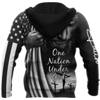 US Veteran One Nation Under God 3D All Over Printed Shirts TA09162002