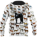 Love Horse 3D All Over Printed Shirts