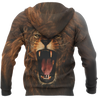 The Alpha King Lion Over Printed Hoodie