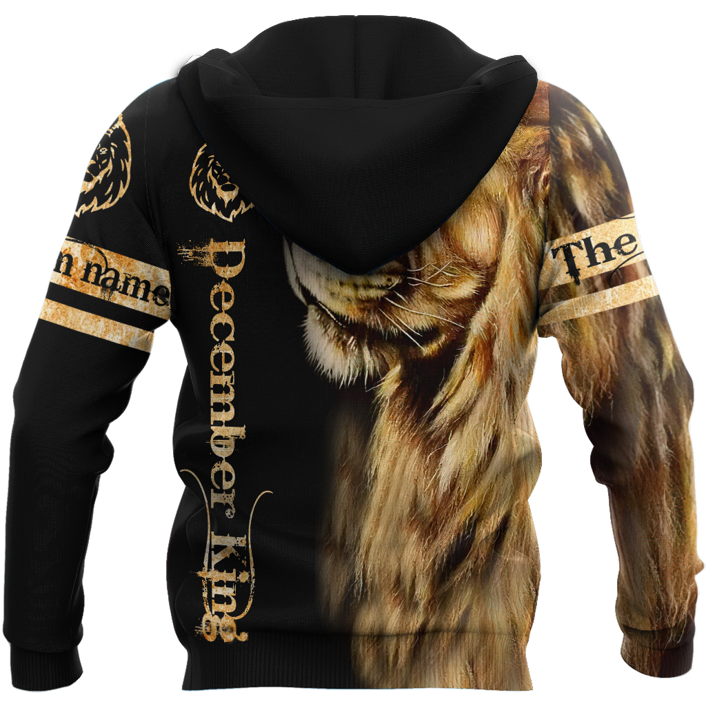 Custom Name December King 3D All Over Printed Unisex Shirts
