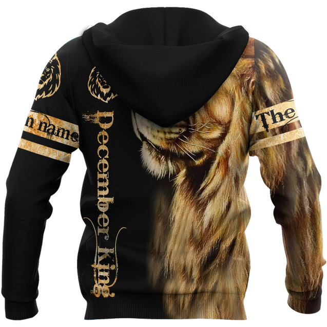 Custom Name December King 3D All Over Printed Unisex Shirts