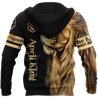 Custom Name April King Lion  3D All Over Printed  Unisex Shirts