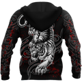 White Tiger 3D All Over Printed Shirt for Men and Women