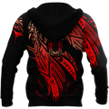 Amazing Fiji Polynesian Tattoo Unisex Deluxe Hoodie ML