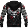 Unique Skulls And Roses Hoodie For Men And Women MEI