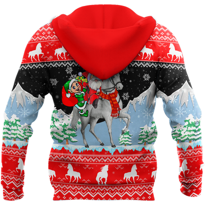 Horse Christmas 3D Shirt For Men And Women HHT16102006
