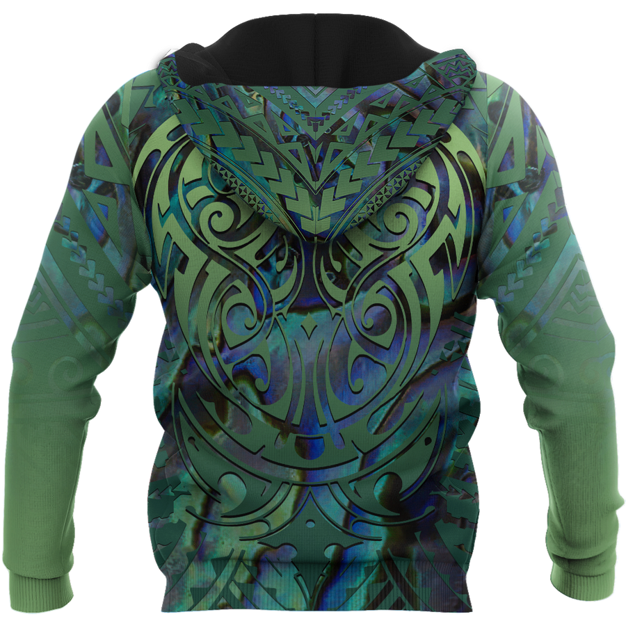 Maori hei matau paua shell 3d all over printed shirt and short for man and women-Apparel-PL8386-Hoodie-S-Vibe Cosy™