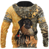 Labrador Hunting Camo 3D Over Printed Unisex Deluxe Hoodie ML