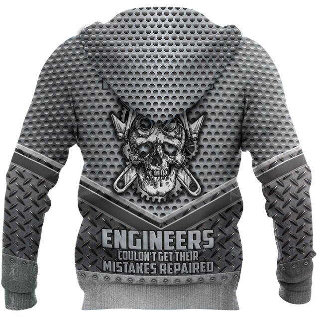 Mechanic Skull 3D All Over Printed Hoodie For Men and Women HHT11092030