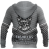 Mechanic Skull 3D All Over Printed Hoodie For Men and Women HHT11092030