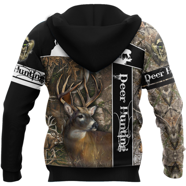 Version 3 Huntaholic - Deer Hunting 3D All Over Printed Shirts For Men And Woman