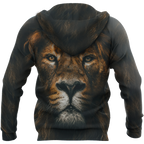 The Silence of Lion Over Printed Hoodie