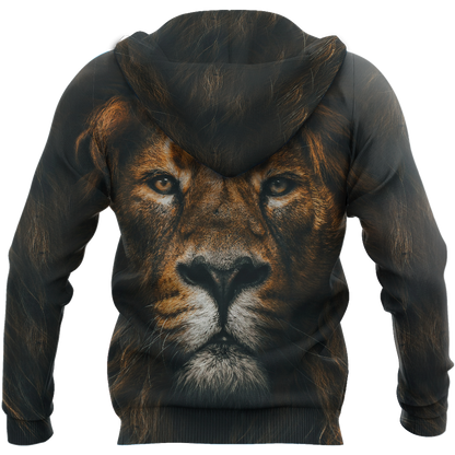 The Silence of Lion Over Printed Hoodie