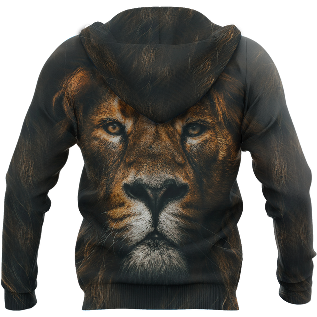 The Silence of Lion Over Printed Hoodie