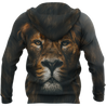 The Silence of Lion Over Printed Hoodie