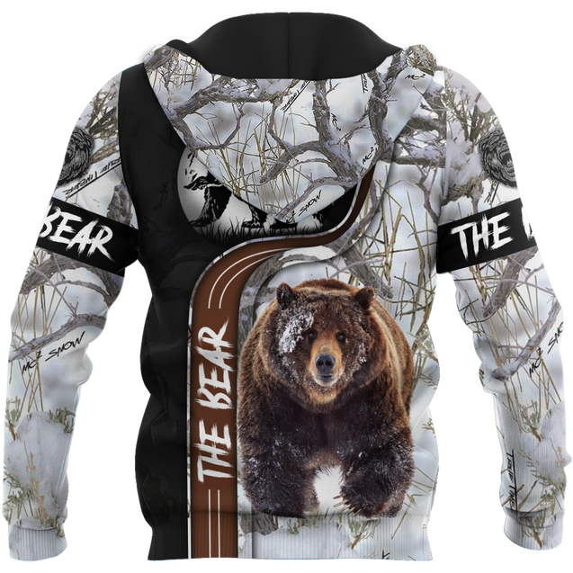 All Over Printed Bear Hoodie VP02102001-MEI