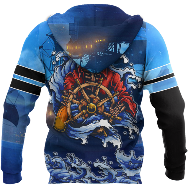 Love Skull pirates 3D all over printed for man and women QB06092001-Apparel-PL8386-Hoodie-S-Vibe Cosy™
