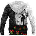 Anzac day new zealand australia lest we forget 3d all over printed shirt and short for man and women-Apparel-PL8386-Zipped Hoodie-S-Vibe Cosy™