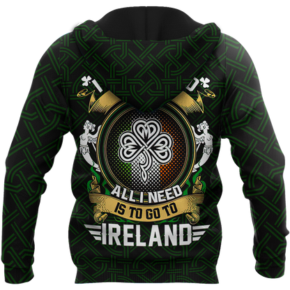 Irish St.Patrick day 3d hoodie shirt for men and women MH301020
