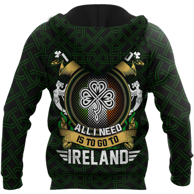 Irish St.Patrick day 3d hoodie shirt for men and women MH301020