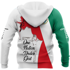 One Nation Under God Mexican Jesus 3D All Over Printed Shirts DQB10092002