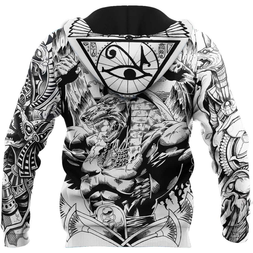 3D Tattoo Ancient Egypt Over Printed Shirt for Men and Women TP