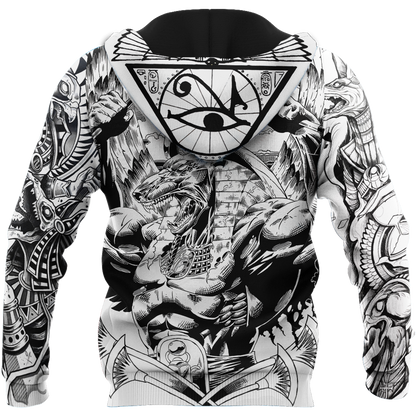 3D Tattoo Ancient Egypt Over Printed Shirt for Men and Women TP