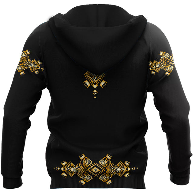 African Luxury Pattern Hoodie-ML