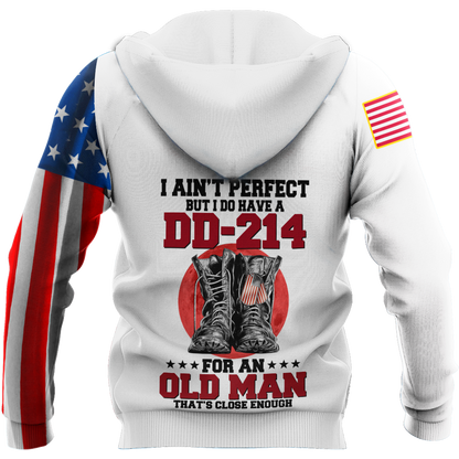 I Have A DD-214 US Veteran  3D All Over Printed Shirts DQB21102001