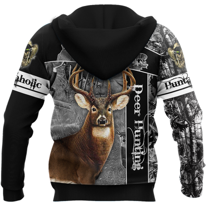 Version 4 Huntaholic - Deer Hunting 3D All Over Printed Shirts For Men And Woman