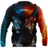 Wolf tiger 3D hoodie shirt for men and women MHST1010205