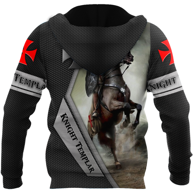 Premium Knight Templar Riding Horse All Over Printed Shirts For Men And Women MEI