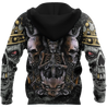 Skull King All Over Printed Hoodie For Men And Women MEI