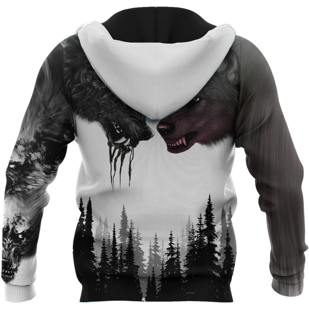 Wolf 3D All Over Printed Hoodie For Men and Women MH2410202ST